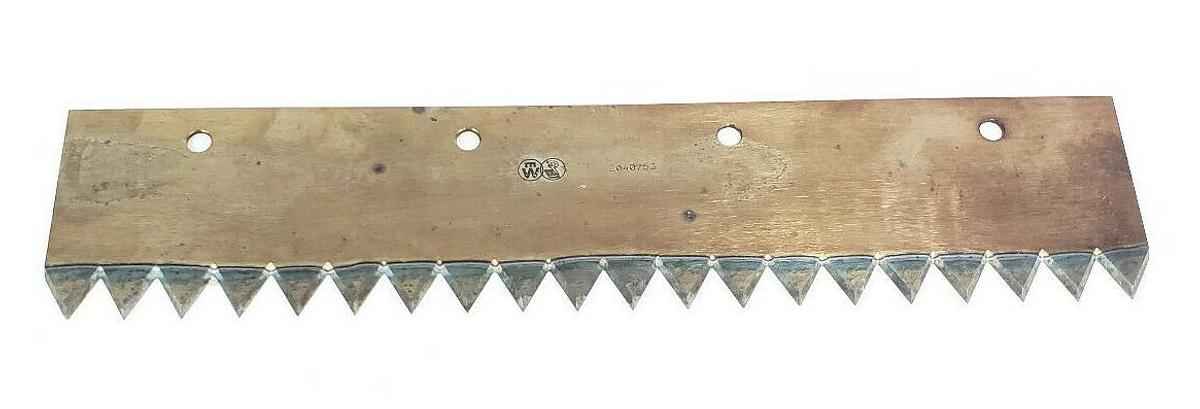 Used NEW KAMPF MACHINERY 863330136 SLITTER SAW BLADE SEGMENT 2040753 L=400MM