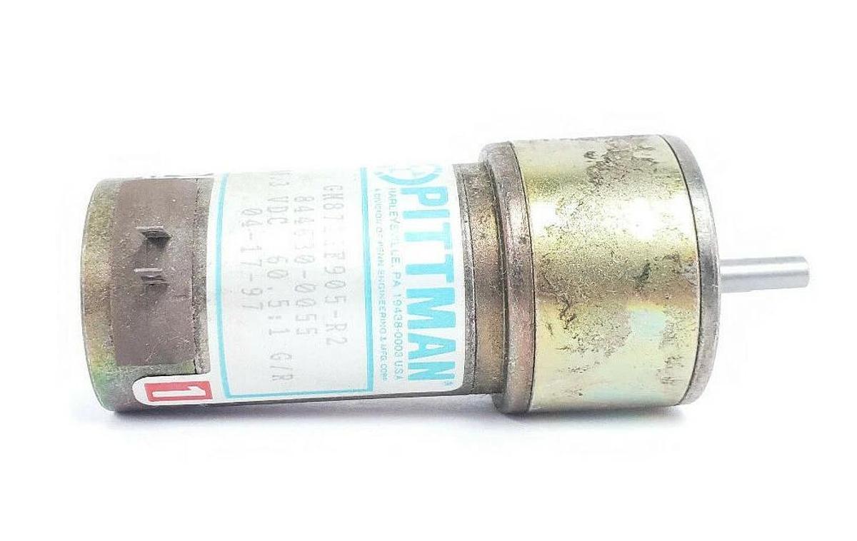 Used PITTMAN GM8712F905-R2 ELECTRIC GEAR MOTOR, 844630-0055, 30.3 VDC, 60.5:1 G/R