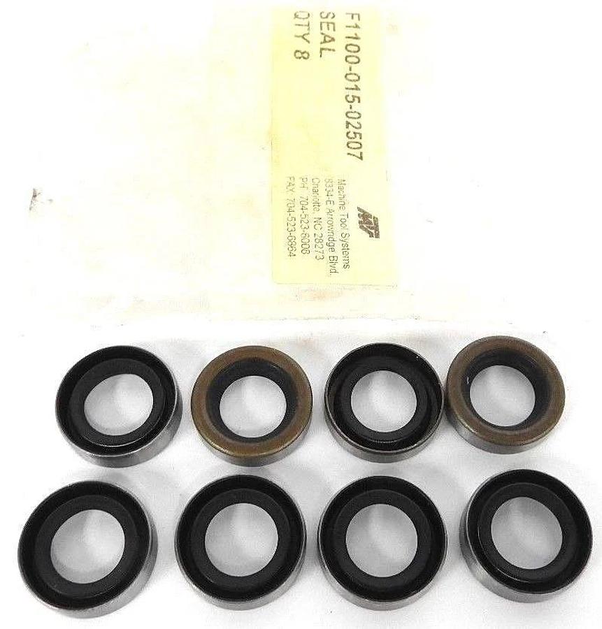 LOT OF 8 NEW MACHINE TOOL SYSTEMS F1100-015-02507 SEALS