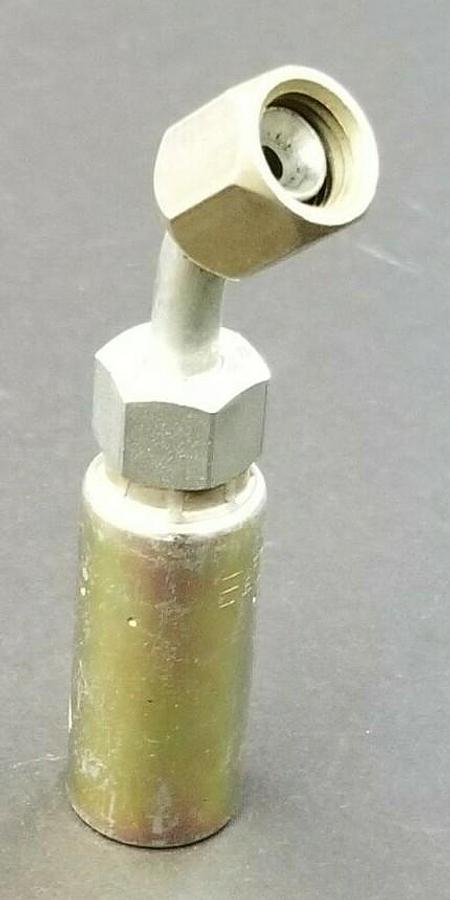 NEW EATON WEATHERHEAD 04U-684 SWIVEL HOSE END 45 DEG. 1/4'' IN. FEMALE 04U684