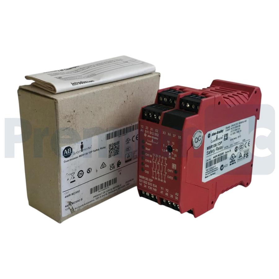 Allen-Bradley 440R-M23092 /B Guardmaster MSR138.1DP Safety Relay 24V AC/DC NSMP