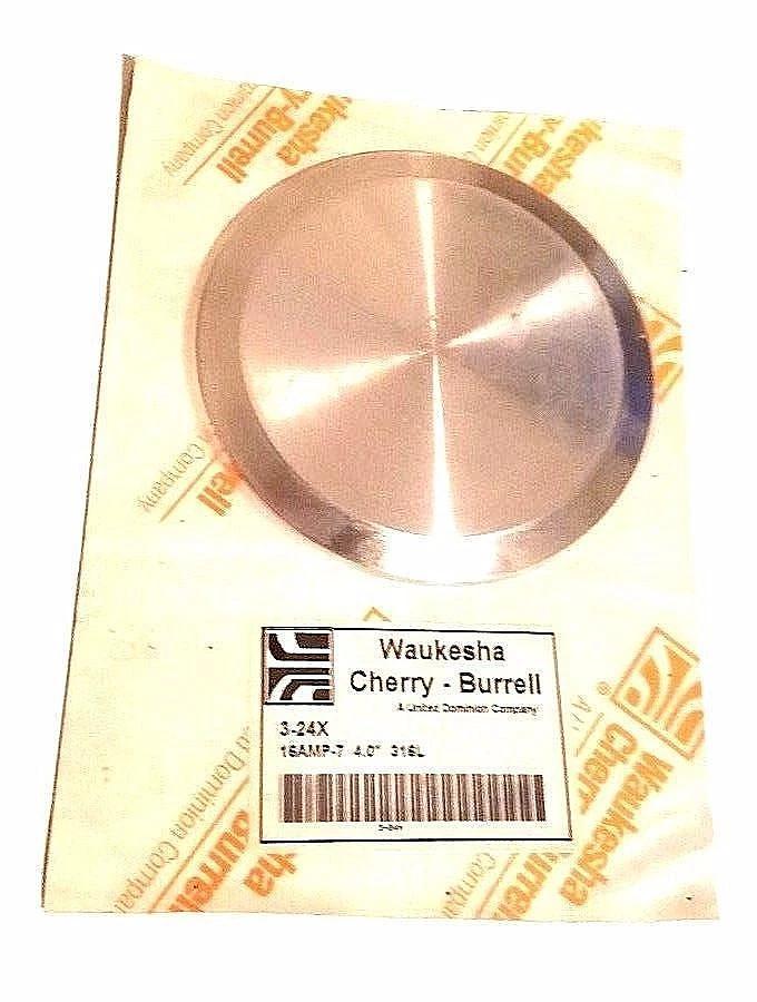 Used 2 NEW WAUKESHA CHERRY-BURRELL 3-24X SANITARY END CAPS 16AMP-7 4.0" 48289-0020