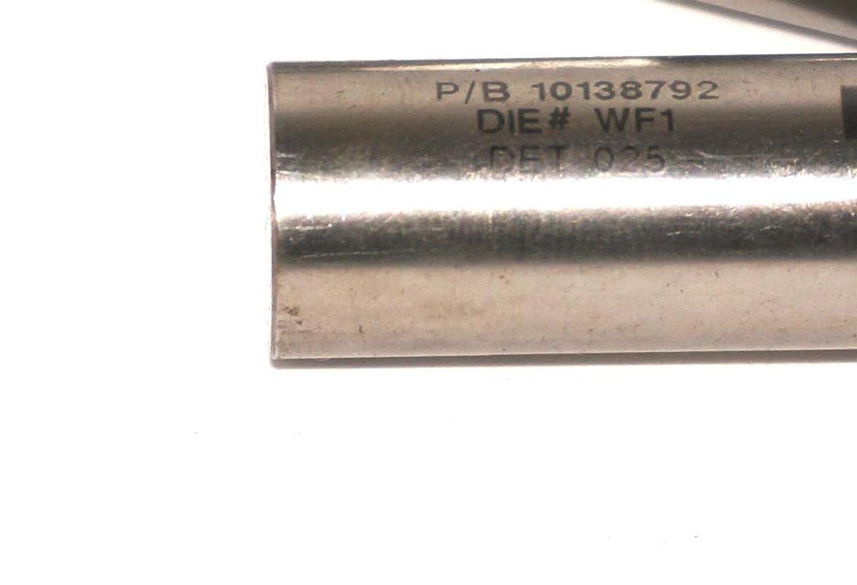 Used LOT OF 2 NEW LANE PUNCH CO. P/B 10138792 DIE # WF1 DET-025 PUNCHES