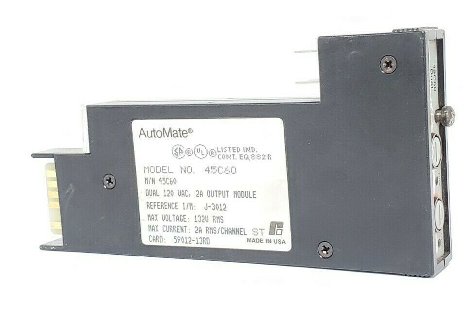 Used RELIANCE ELECTRIC 45C60 AUTOMATE PROGRAMMABLE CONTROLLER OUTPUT MODULE