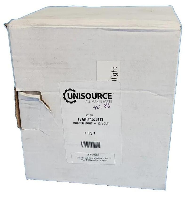 Used NIB UNISOURCE 851786 TSA/HY1506113 RUBBER LIGHT - 12 VOLT 1506113