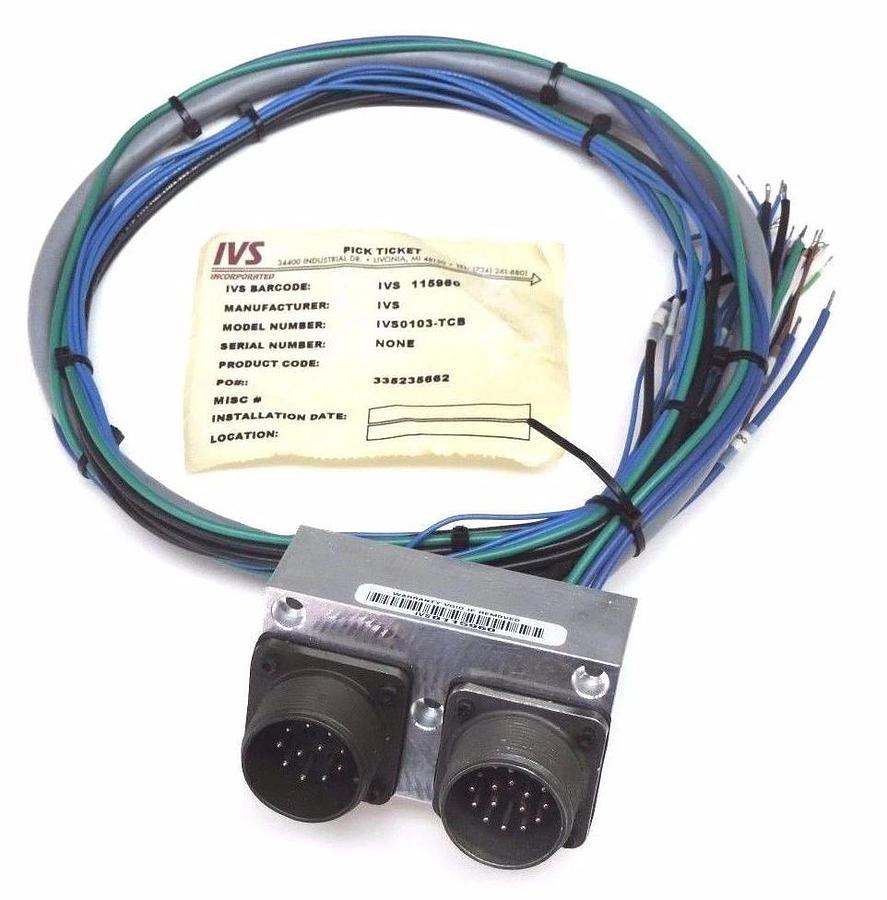 Refurbished REPAIRED IVS IVS0103-TCB CONNECTOR ASSEMBLY IVS0103TCB 115960