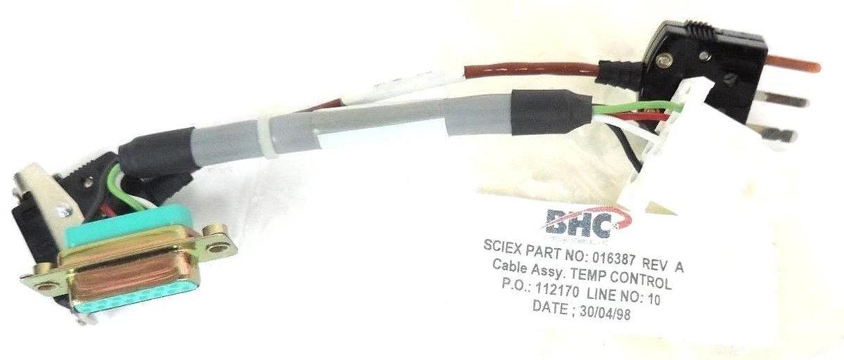 NEW SCIEX 016387 TEMPERATURE CONTROL CABLE ASSEMBLY REV. A
