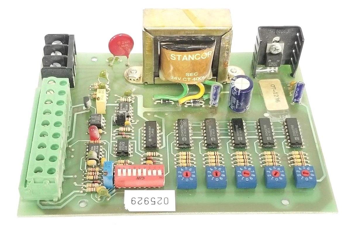 Used GENERIC OT-1236 PC BOARD 0T-1236 W/ STANCOR P-8396 TRANSFORMER