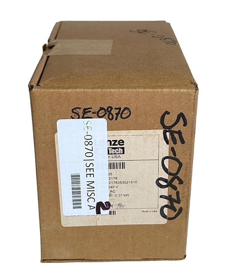 NEW LENZE AC TECH SM205 / 13452178 SCM SERIES INVERTER DRIVE 0.5HP/0.37kW
