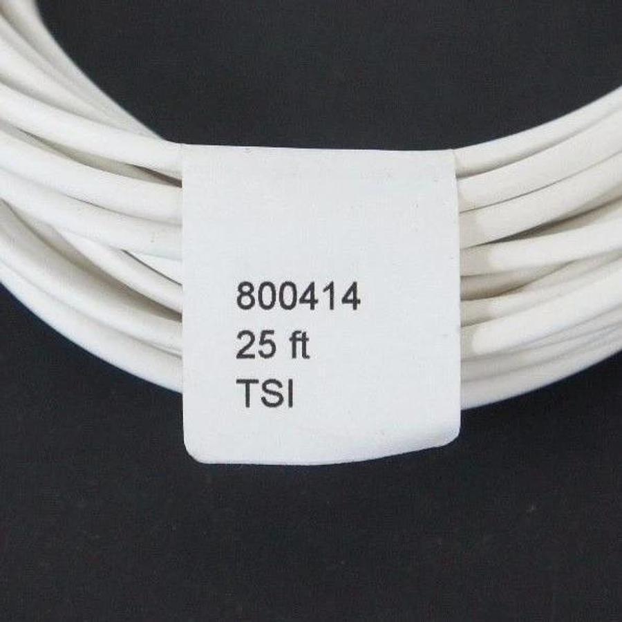 LOT OF 2 NEW GENERIC 800414 WHITE CABLES 22 AWG, 2 CONDUCTOR, 25'