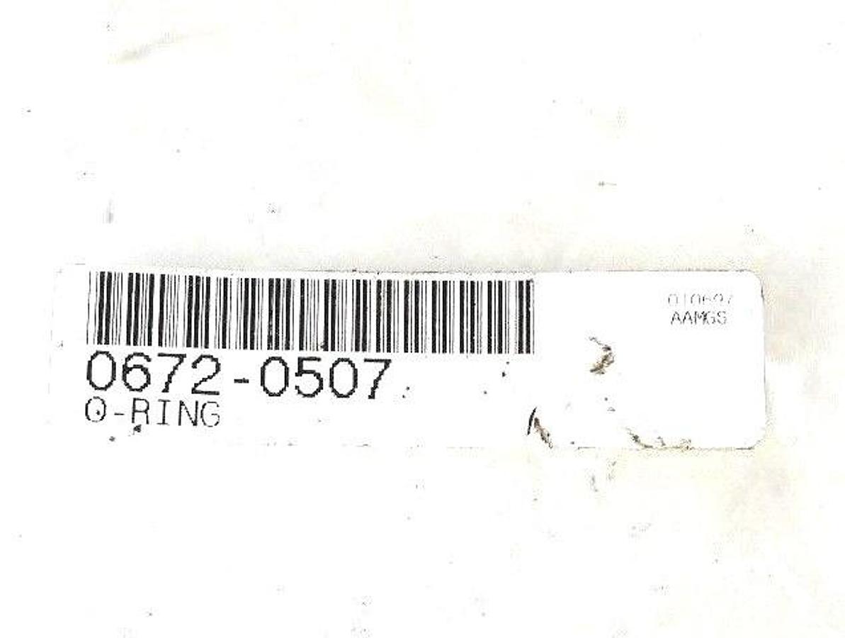 Used LOT OF 10 NEW 0672-0507 O-RINGS 010697 AAMGS