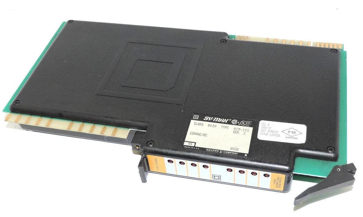 Used SQUARE D 8030-HIM-101 SER. C INPUT MODULE 8030HIM101