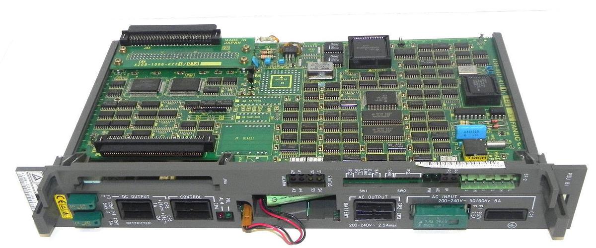 Used FANUC A20B-8001-0121/04B PC BOARD PROCESSOR W/ A16B-1212-0871/17C BOARD