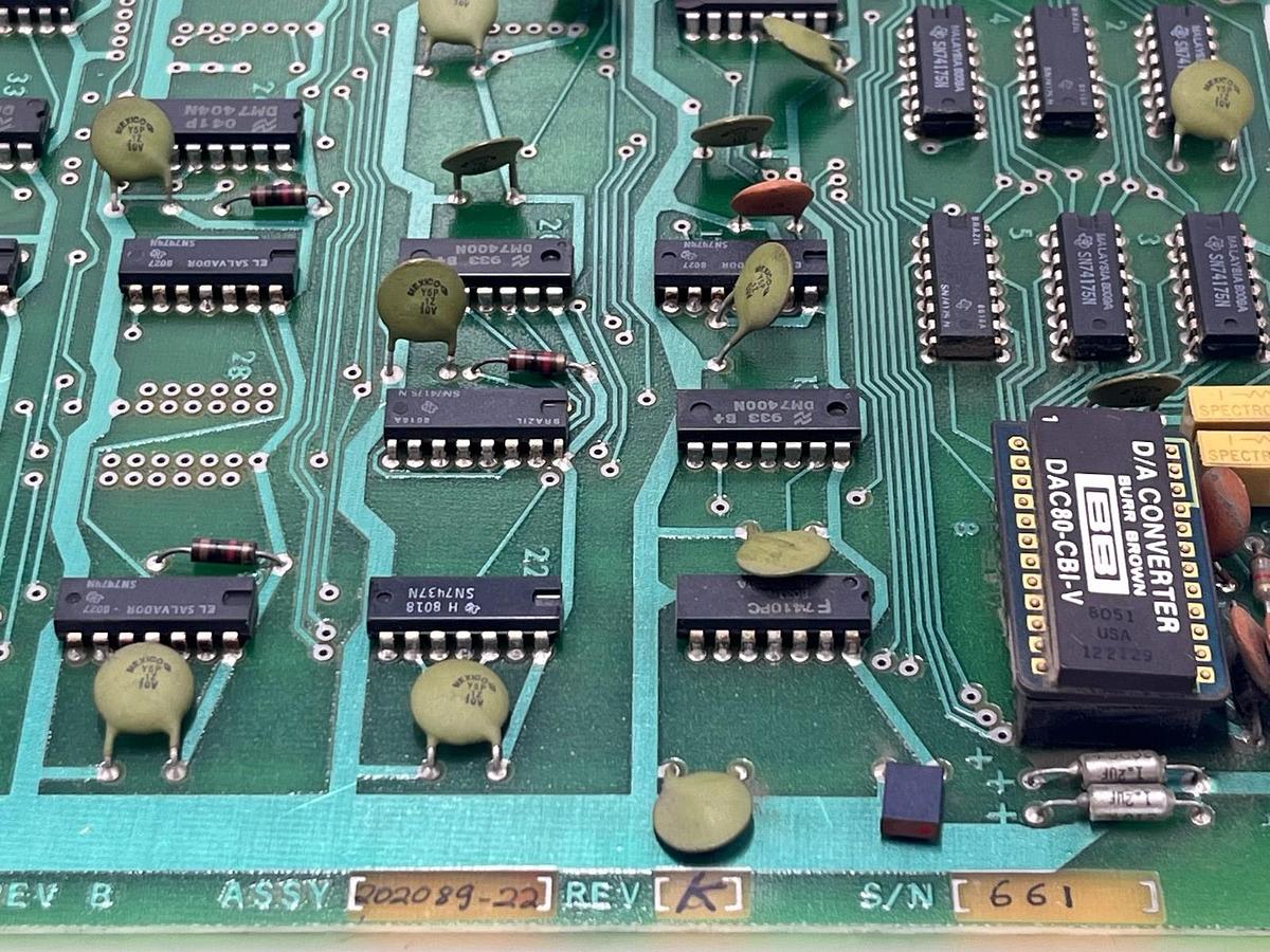 Used Excellon DAC-1 Dual Axis Control Board | 202088 Rev B | Assy 202089-22 Rev K