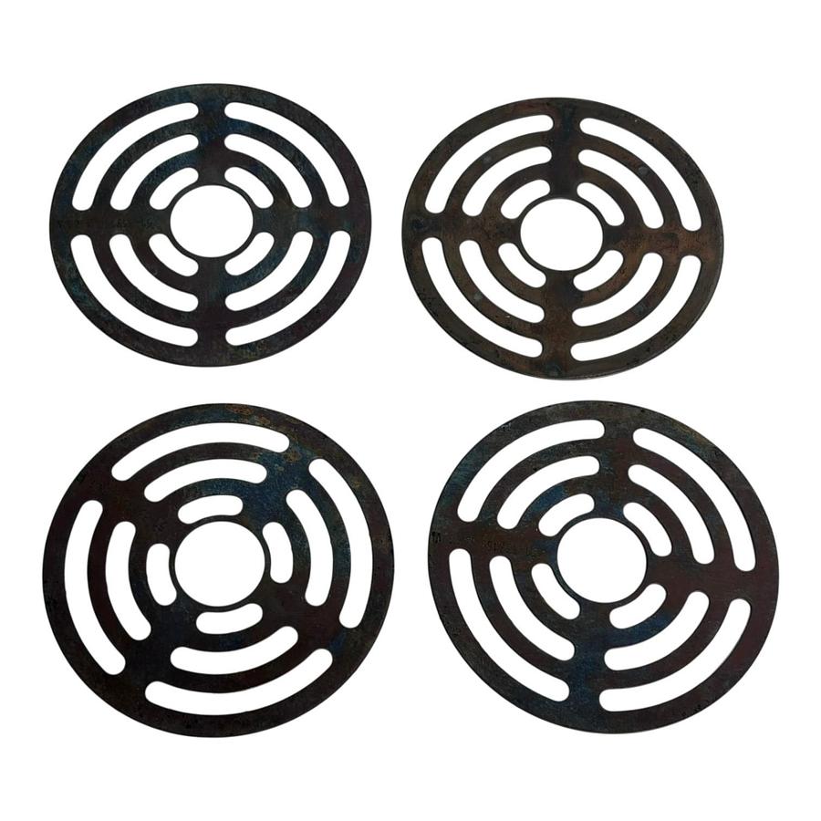 Used Lot of 4 Ariel Compressor Valve Disc 51-337166 Fit KB-6080 Vintage Industrial
