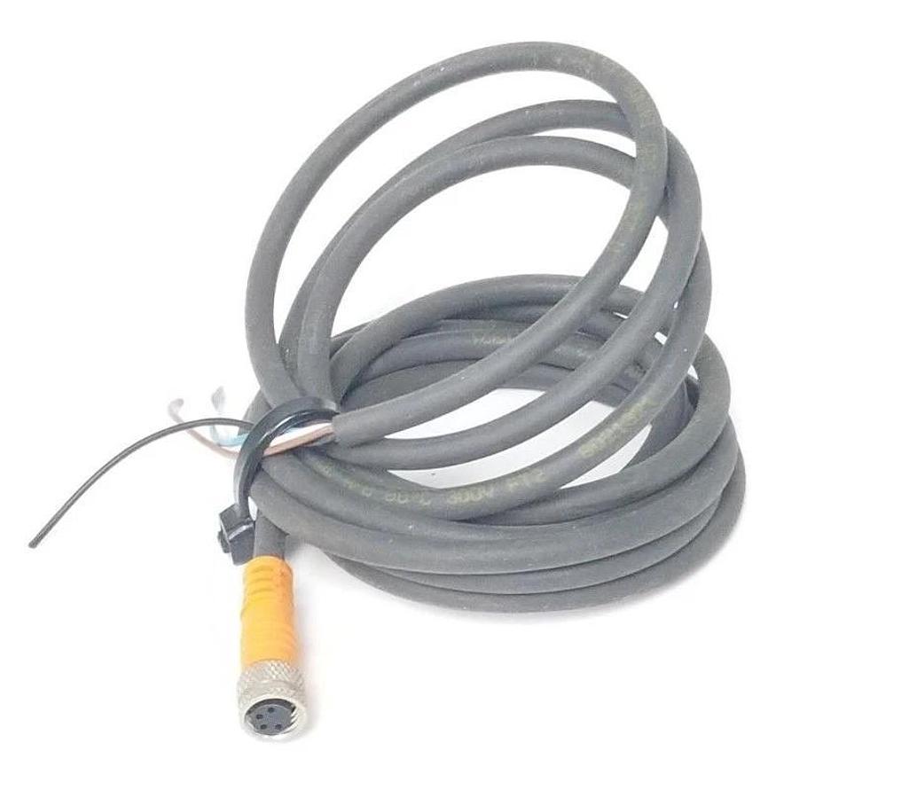 Used LUMBERG RKMV4-225/2 CORDSET 4-POLE
