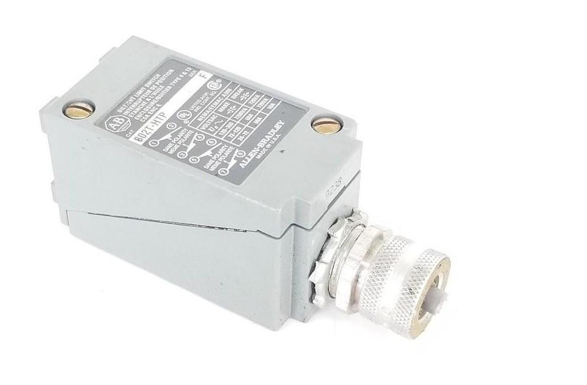 Used ALLEN BRADLEY 802T-HTP SER. F LIMIT SWITCH 802THTP
