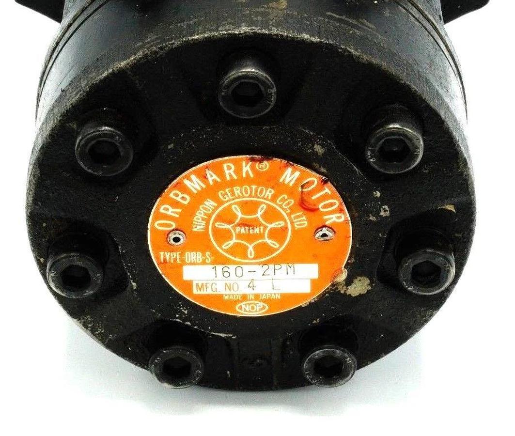Used NOP NIPPON OIL PUMP ORB-S-160-2PM S SERIES ORBMARK MOTOR 20600233 ORBS160SPM