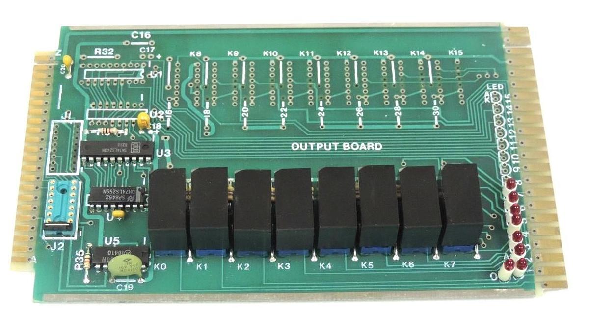 Used MCGILL 1701-1131 OUTPUT BOARD 5-32 VOLTS DC 17011131 REV. F (IN BOX)
