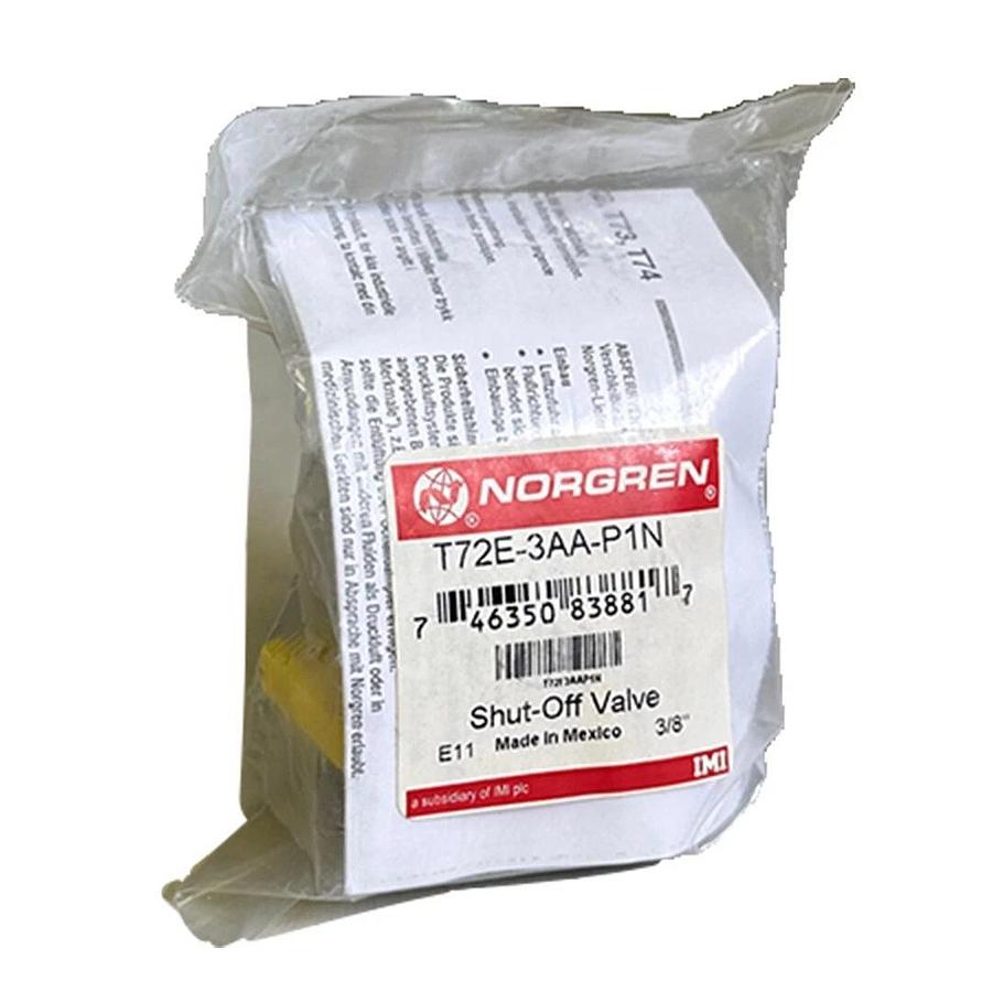 Used NEW NORGREN T72E-3AA-P1N / T72E3AAP1N SHUT-OFF VALVE 3/8'' SLIDE ACTUATOR