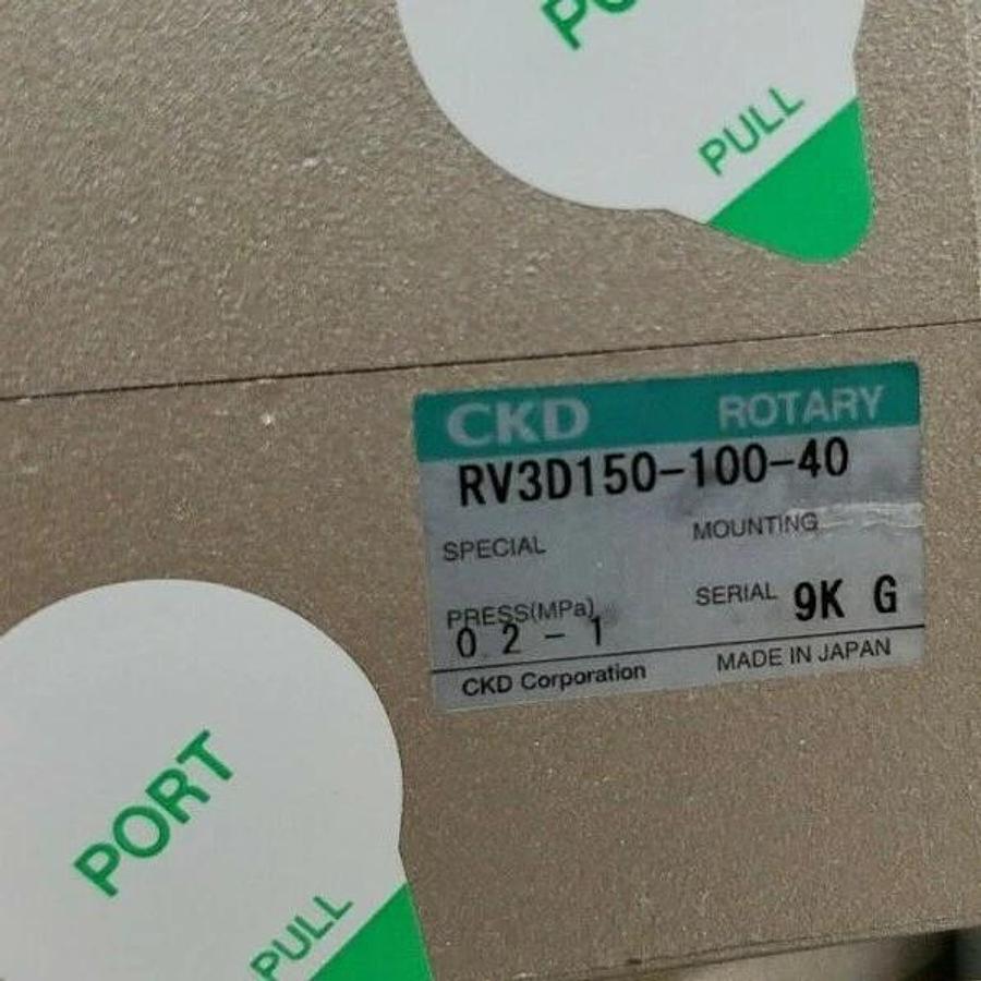 Used NEW CKD RV3D150-100-40-M2V-D-C ROTARY ACTUATOR RVC150 RV3D150-100-40