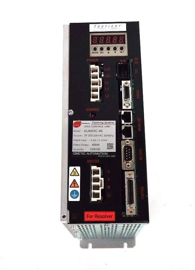 Used REPAIRED CINETIC AUTOMATION AU45RC-40 AXIS CONTROL UNIT A70E3-HX-4200, AU45RC40