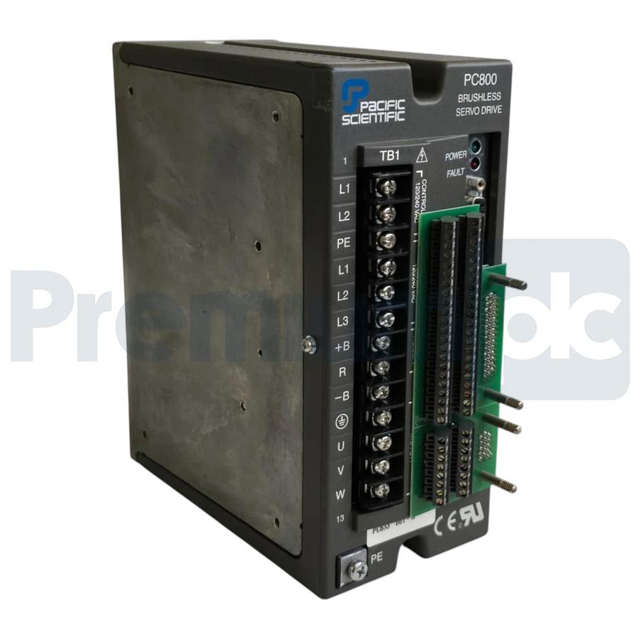 Used Pacific Scientific PC833-001-N PC800 Series Brushless Servo Drive PC833001N XLNT