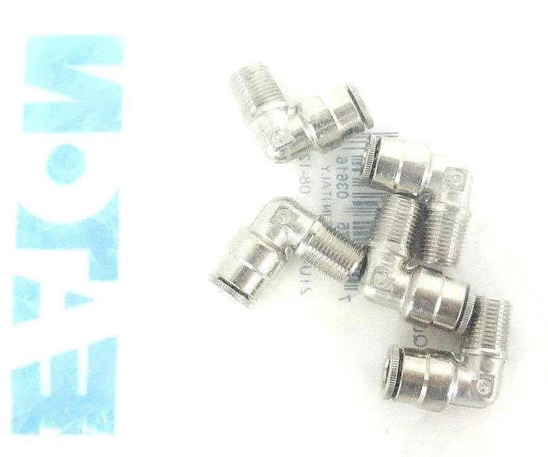 Used BAG OF 5 NEW EATON 1169X4 PUSH CONNECT SWIVEL MALE ELBOWS