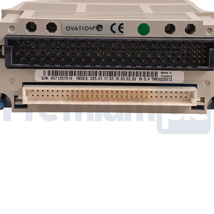 Used Emerson Westinghouse 5X00119G01 Ovation DCS RTD Input Module 8-Channel NSNP