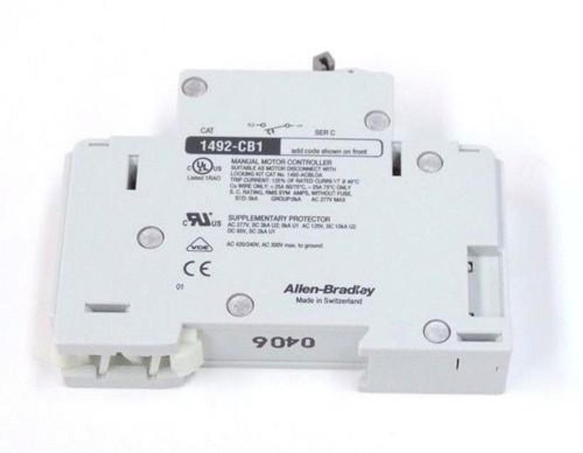 NIB ALLEN BRADLEY 1492-CB1H030 SER. C MANUAL MOTOR CONTROLLER 1492CB1H030
