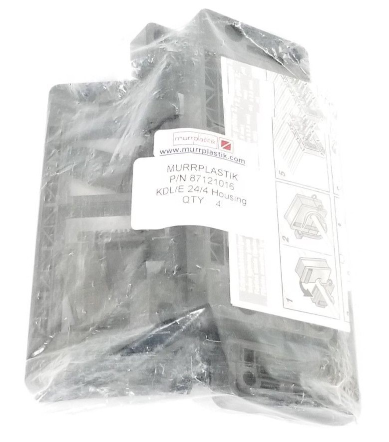 Used LOT OF 4 NEW MURRPLASTIC 87121016 KDL/E 24/4 HOUSINGS