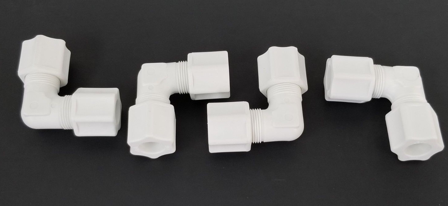 Used LOT OF 4 NEW JACO PO-4088 90 DEGREE MALE ELBOW FITTINGS 40-8-8-P-O PO4088
