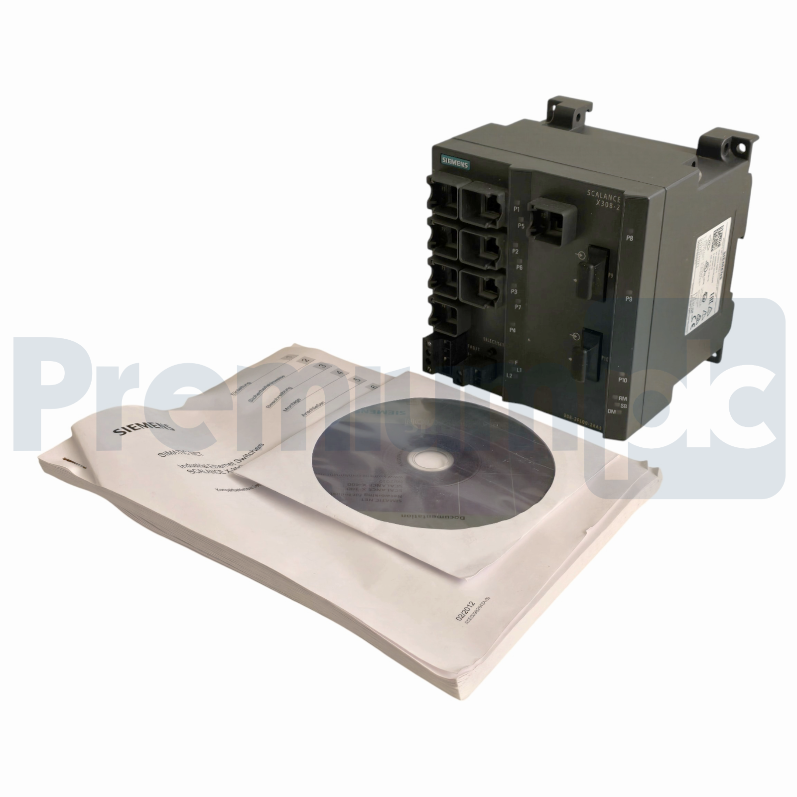 Used Siemens 6GK5308-2FL00-2AA3 SCALANCE X308-2 Managed IE Switch 10-Port 1GB MM NUPI