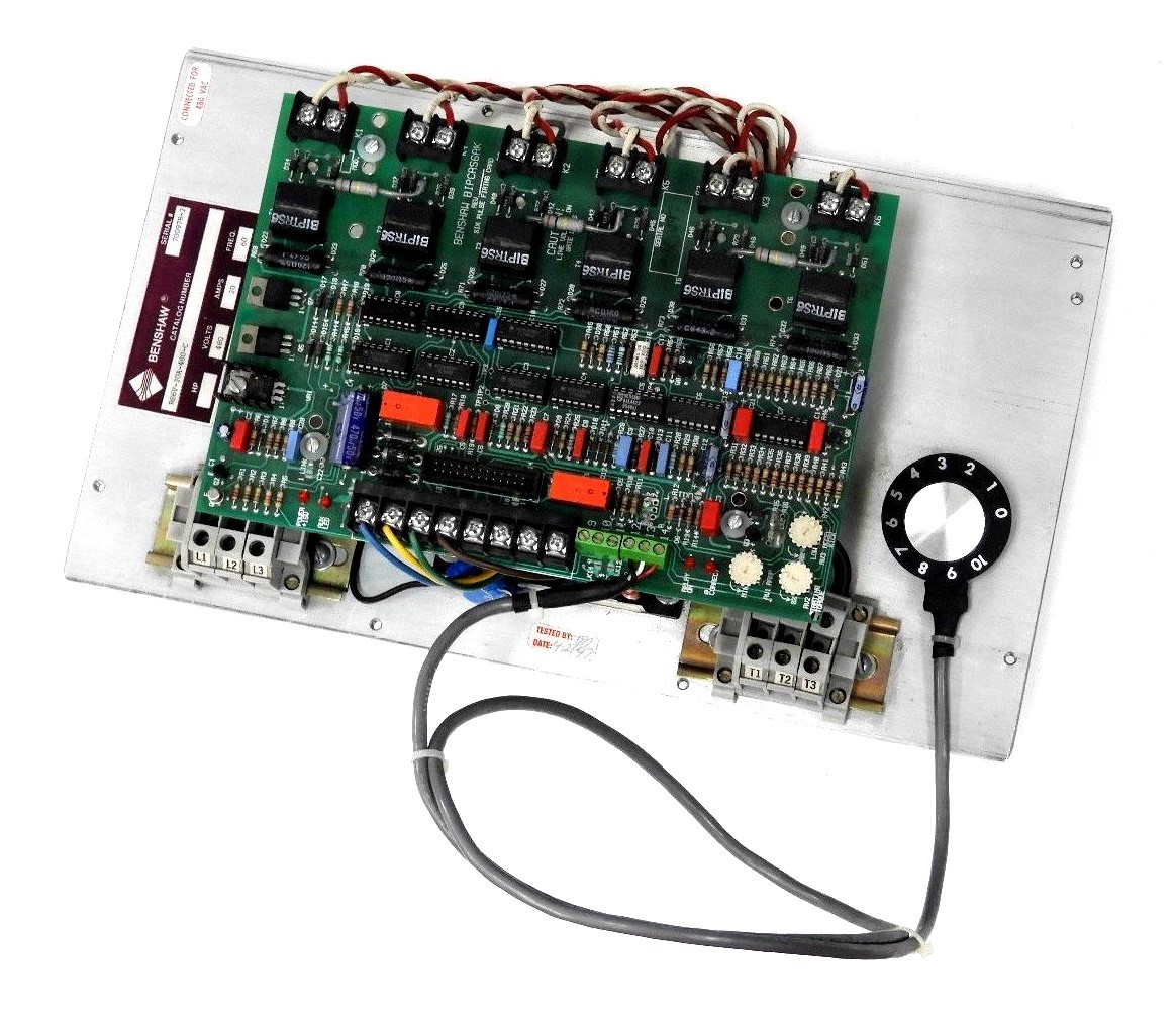 Used BENSHAW RS6V-20A-480-C SOLID STATE MOTOR CONTROL 480V, 20A, RS6V20A480C