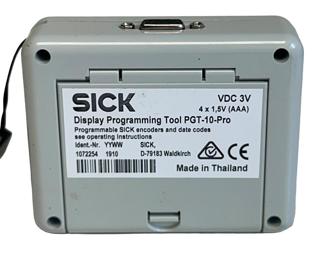 Used NEW SICK PGT-10-Pro / 1072254 HANDHELD DISPLAY ENCODER PROGRAMMING TOOL NSNP