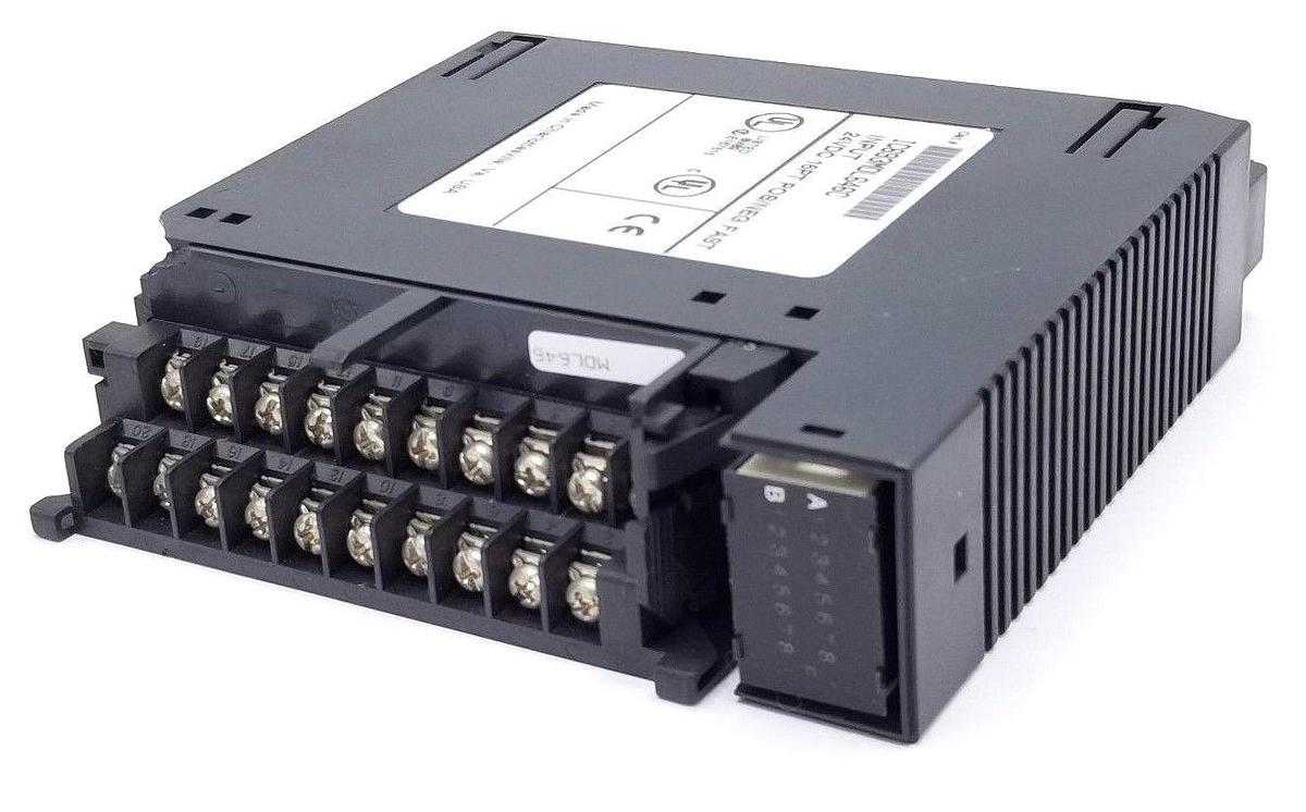 Used GE FANUC IC693MDL646C INPUT MODULE 24VDC 16PT POS/NEG FAST MISSING DOOR & COVER