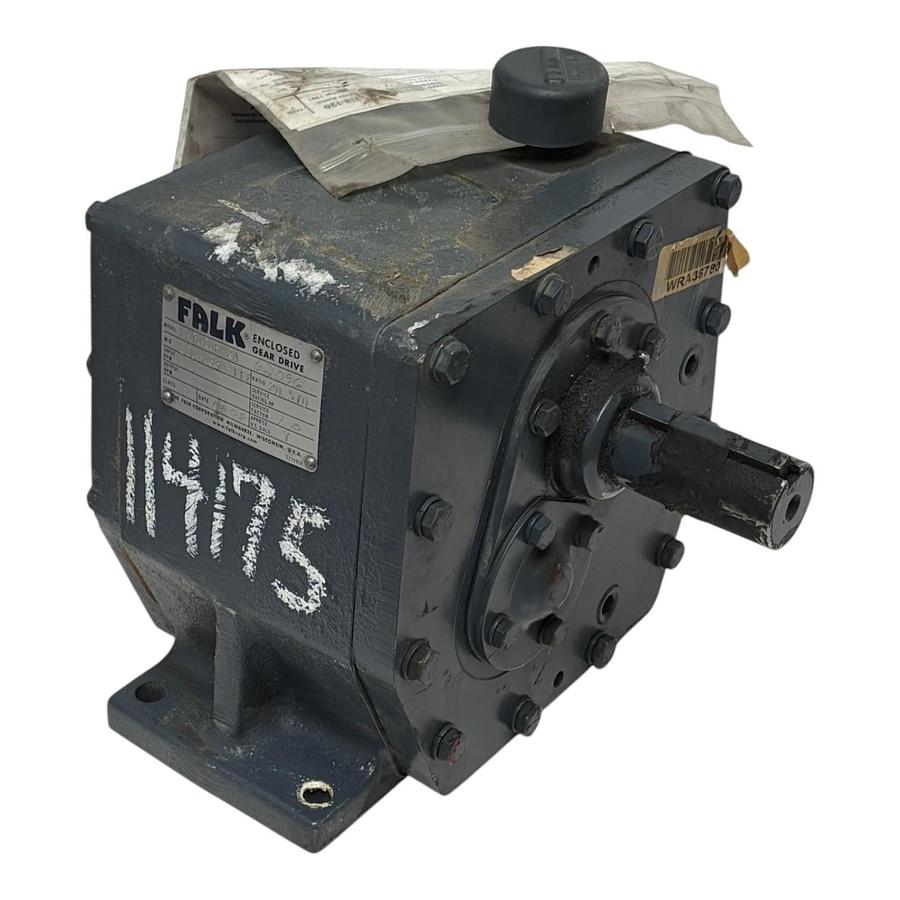 Used Falk RK1020FC2A Enclosed Gear Drive Speed Reducer 20.570 Ratio 0752129 1020F-C2A