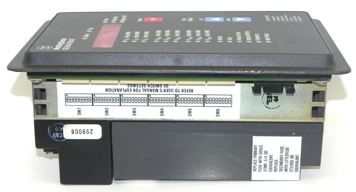 Used WESTINGHOUSE 2D78522 IQ DATA PLUS II MODULE W/ 9966D75G01 POWER MODULE 600V
