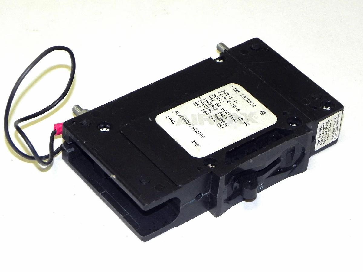 Used LOT OF 2 AIRPAX M 209 CIRCUIT BREAKERS 209-1-1-65-4-8-10-A 50/60Hz NE-6485