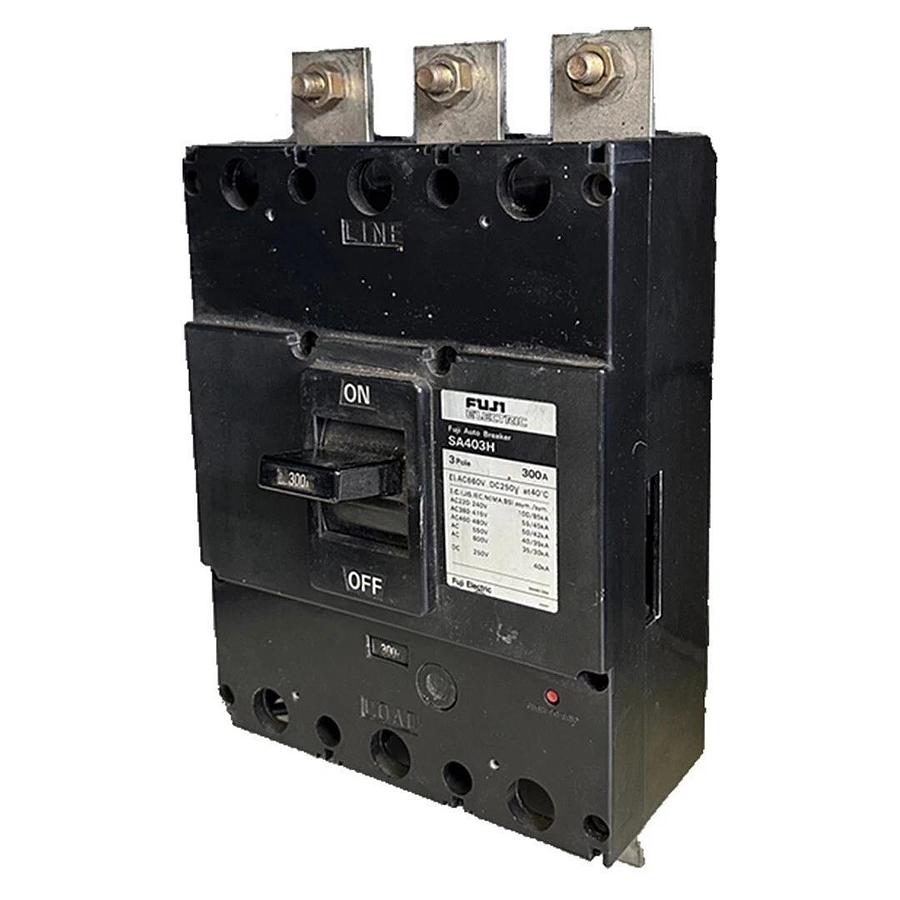 Used FUJI ELECTRIC SA403H FUJI AUTO BREAKER 3P 300A AC660V DC250V *MISSING HARDWARE
