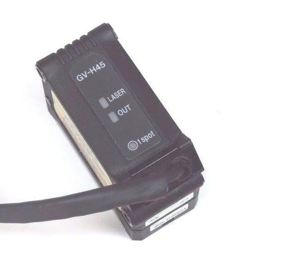 Used KEYENCE GV-21P LASER SENSOR AMPLIFIER W/ GV-H45 CMOS SENSOR GV21P, GVH45
