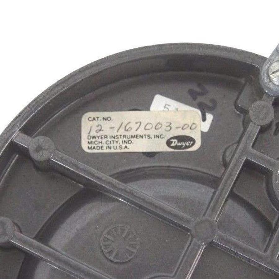 Used DWYER 12-167003-00 MAGNEHELIC PRESSURE GAUGE 0-35 PSI X 100 CFM, 1216700300