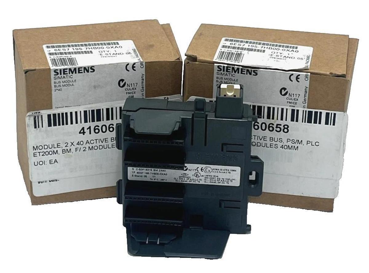 Lot of 2 | Siemens 6ES7 195-7HB00-0XA0 SIMATIC S7-300 Bus Module | BM DP/PA