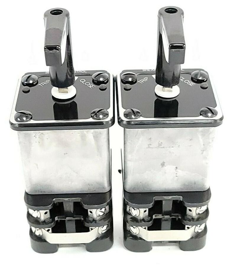 LOT OF 2 NIB GENERAL ELECTRIC 10AA100 BREAKER CONTROLS SBM SWITCHES NP. 202490