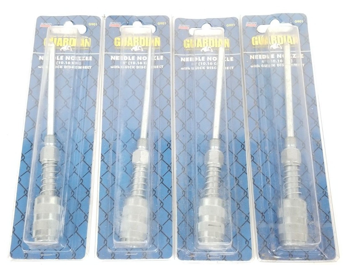 LOT OF 4 NEW GUARDIAN G901 NEEDLE NOZZLES 4'' WITH QUICK DISCONNECT
