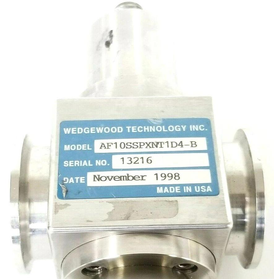 Used WEDGEWOOD TECHNOLOGY AF10SSPXNT1D4-B UV FLOWCELL ASSEMBLY AF10SSPXNT1D4B