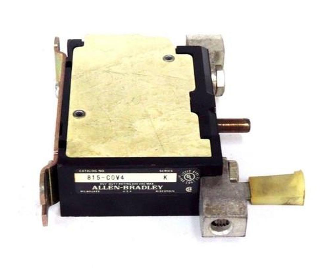 Used NIB ALLEN BRADLEY 815-C0V4 SER. K OVERLOAD RELAY NEMA SIZE 2, 1 POLE, 815C0V4