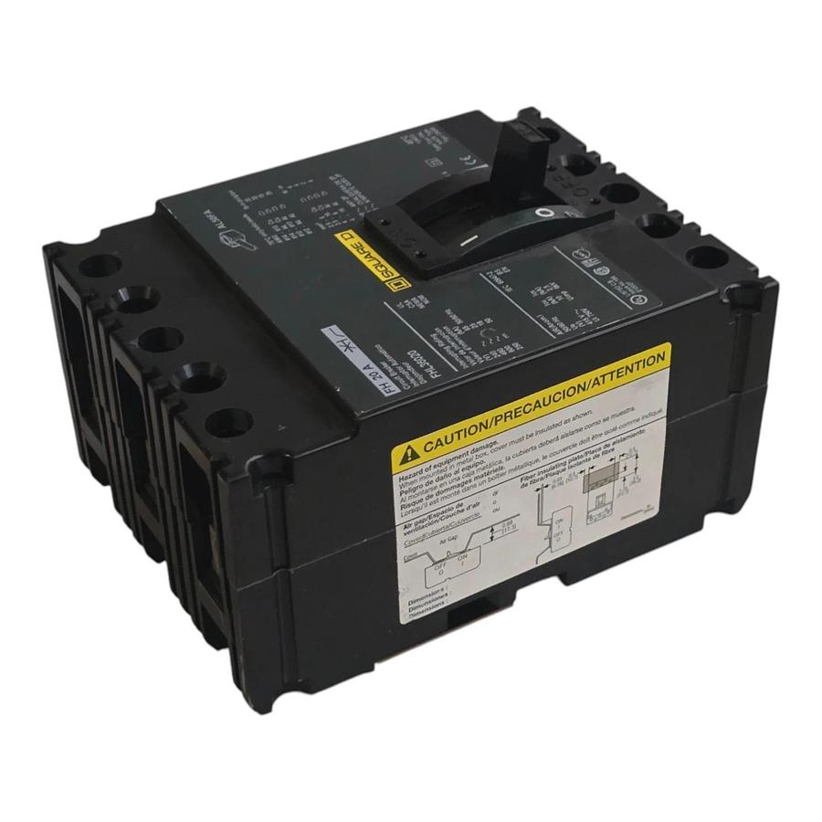 Square D FHL36020 Molded Case Circuit Breaker | 20A 3-Pole 600V F-Frame NSNP