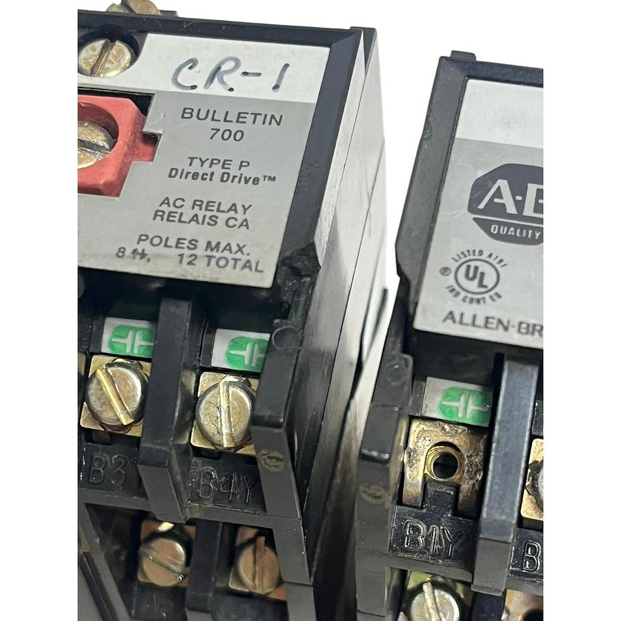 Used Lot of 2 Allen-Bradley 700-P440A1 AC Relay Bulletin 700 Type P 110/120V