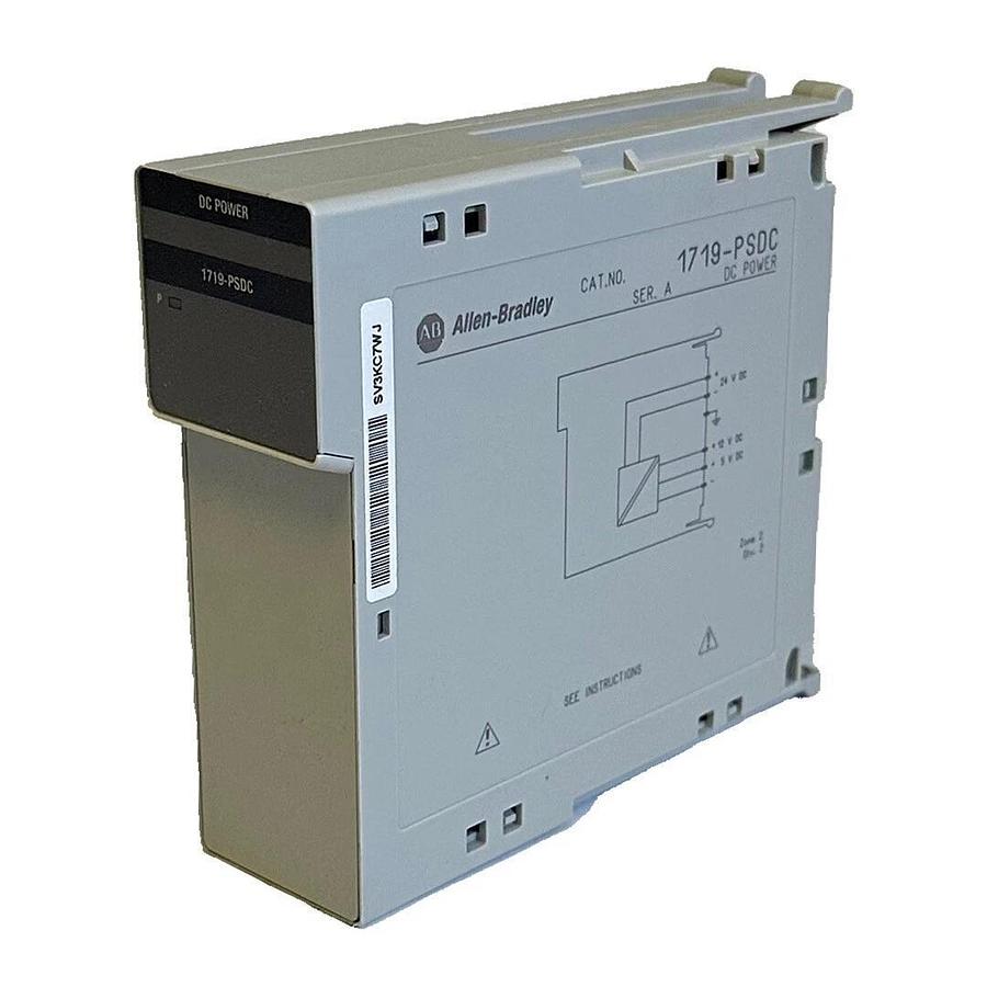 Used ALLEN BRADLEY 1719-PSDC /A EX I/O INTRINSICAL DC POWER SUPPLY 1719PSDC